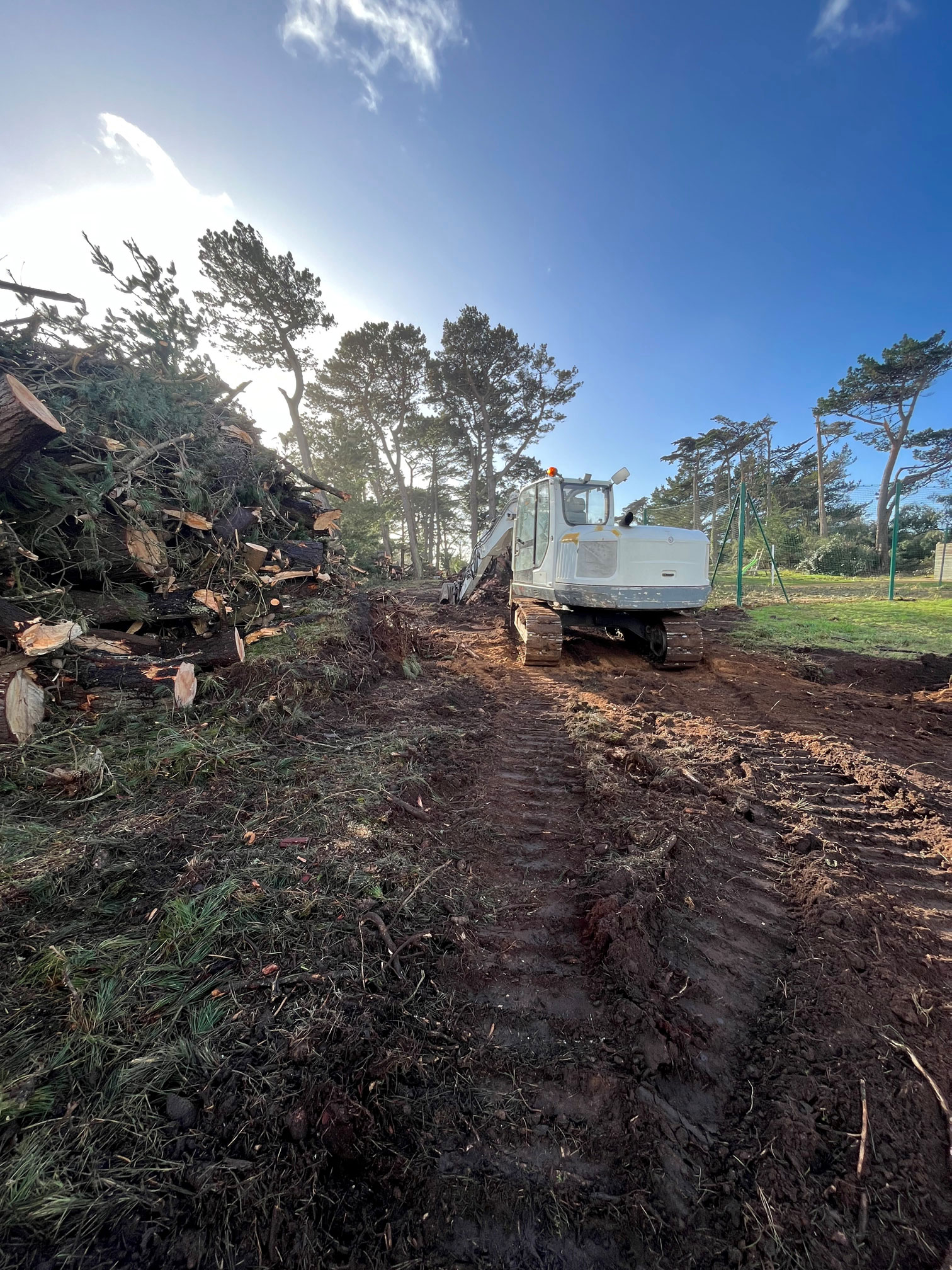 déssouchage bois savean tempête Tregor